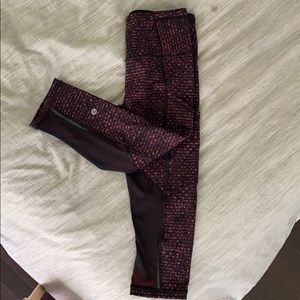 Lululemon run crops size 4